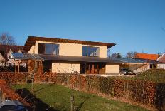 La maison avec cabinet d'architectes a une tr�s faible consommation d'�nergie
