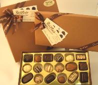 “We maken in principe alles in chocolade en leggen de link met Belgische grondstoffen via de verpakking en ander verwijzingen in de winkel”