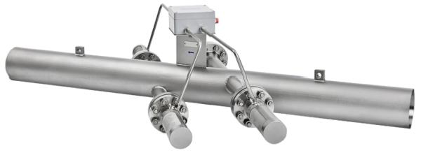Deze (ingebouwde) ultrasone stoomdebietmeter heeft geen bewegende delen, zodat maintenancekosten beperkt blijven