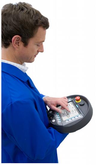 HMI's kunnen mobiel worden uitgevoerd,wat het gebruiksgemak verhoogt voor de operator HMI's kunnen mobiel worden uitgevoerd,wat het gebruiksgemak verhoogt voor de operator