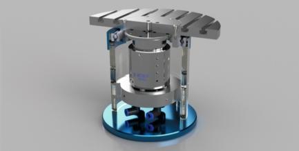 Table tournante avec un raccord tournant DEUBLIN