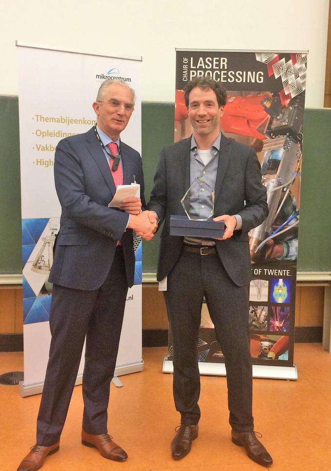 Overhandiging vierde Innovation Laser Award