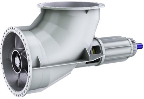 Axiaalpomp voor hoge debieten Type Ensival Moret CAHR