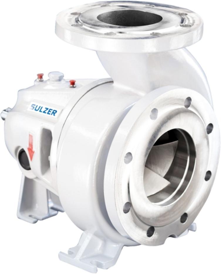 Eentrapscentrifugaalpompen van het assortiment AHLSTAR en procespompen SNS