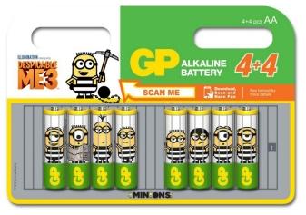 GP alkaline batterijen van Minions