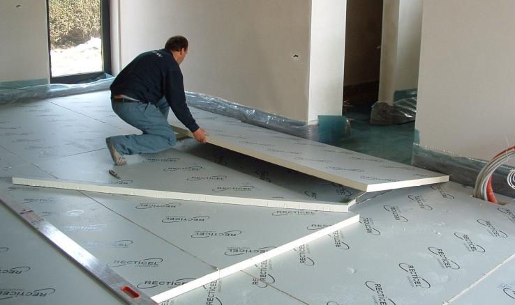 Isolatieplaten in halfsteens verband