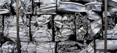 Na het sorteren is het aluminiumschroot klaar voor hersmelting